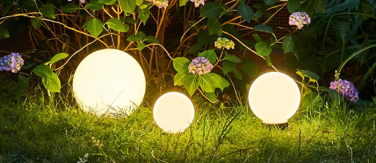 Lampade solari da giardino