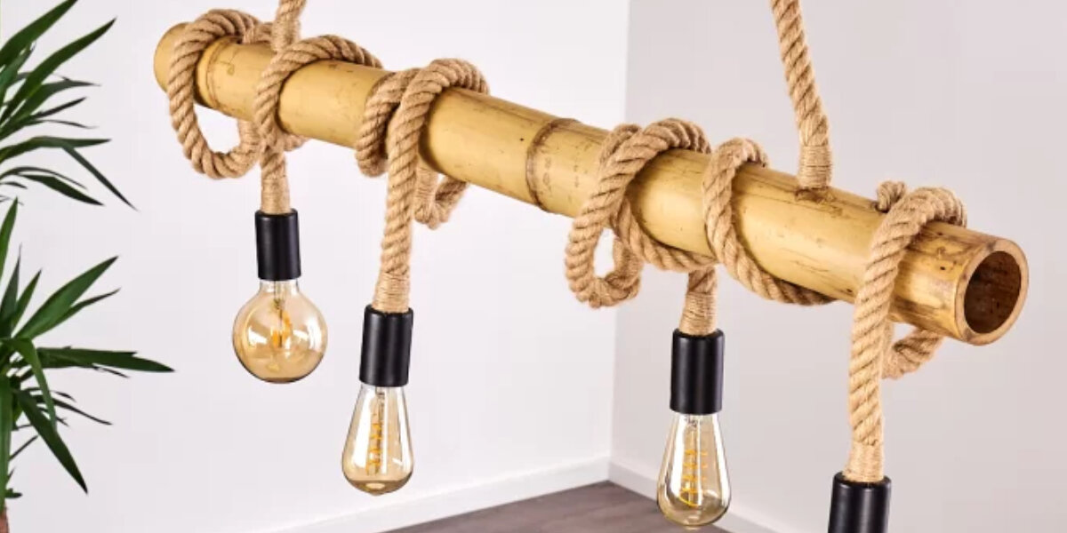 Lampade in corda e lampade in fune: arredamento marittimo