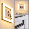 Lampada per numero civico Louisville LED Grigio, 1-Luce, Sensori di movimento
