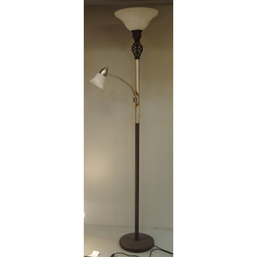 Trio 6102 Lampada da terra Ruggine, 2-Luci main product photo