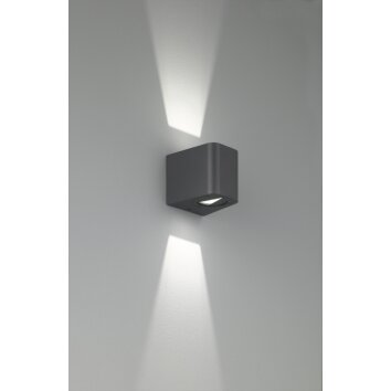 Reality BOGOTA Applique LED Antracite, 2-Luci