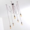 Zarow Lampadario a sospensione Marrone, Ottone, 6-Luci