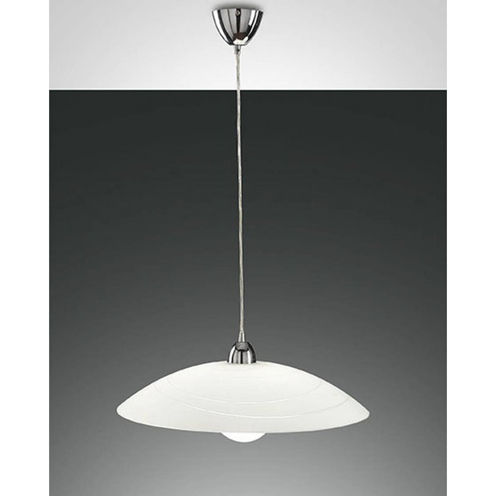 Fabas Luce KENT Lampadario a sospensione Nichel opaco, 1-Luce main product photo