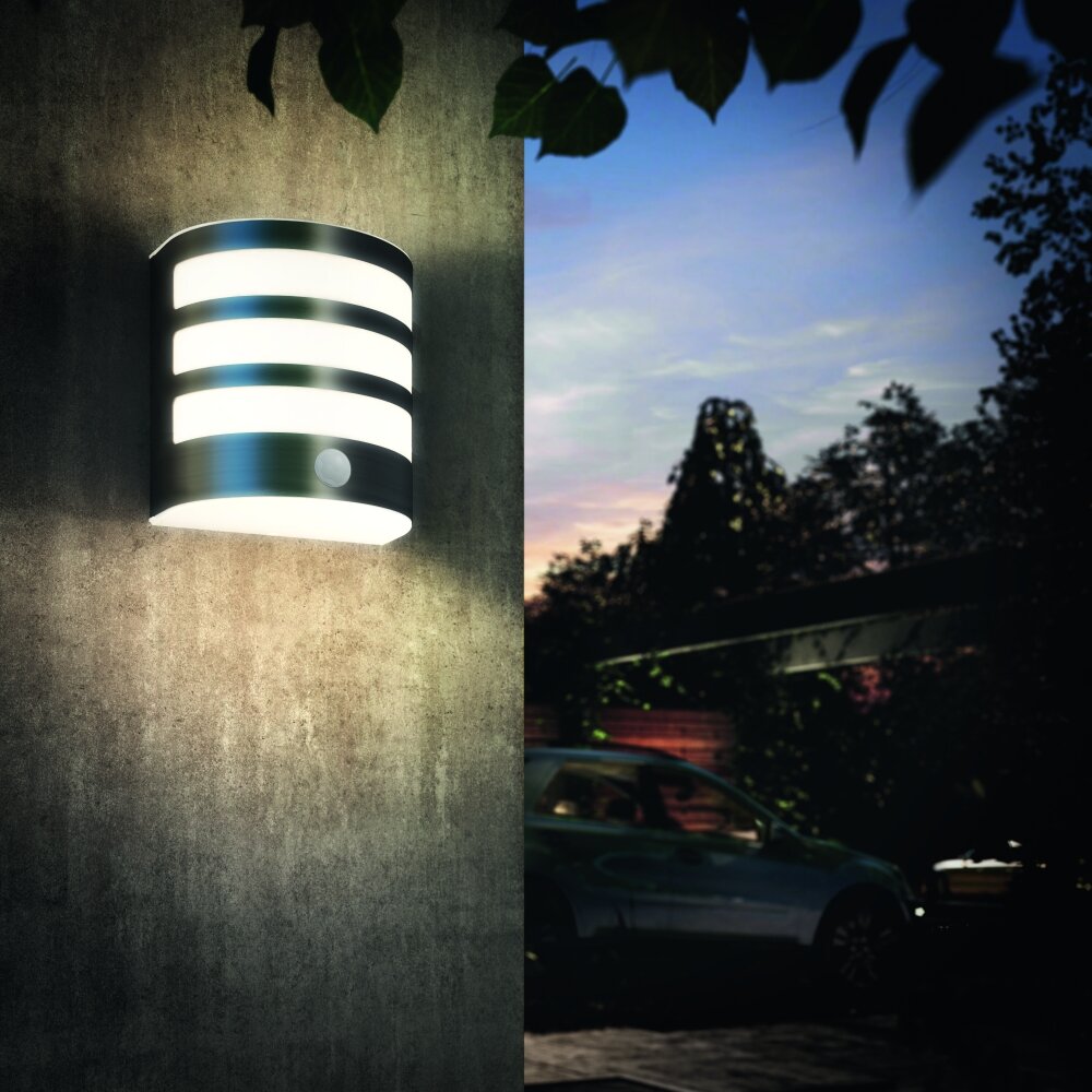 Philips Calgary Applique da esterno LED Acciaio inox, 1-Luce, Sensori di movimento main product photo