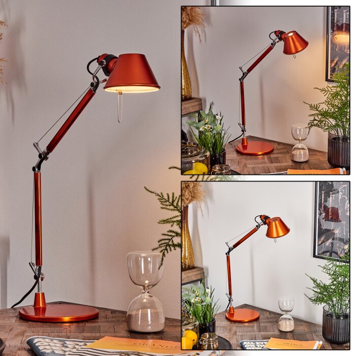 Artemide Tolomeo Micro Lampada Da Tavolo Arancione A011860 Lampada It