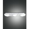 Fabas Luce Swan Plafoniera LED Bianco, 3-Luci