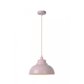 Lucide ISLA Lampadario a sospensione Fucsia, 1-Luce