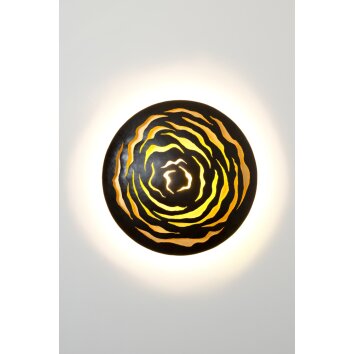 Holländer PLANETA Applique LED Oro, 1-Luce