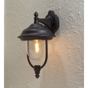 Konstsmide PARMA Applique Nero, 1-Luce