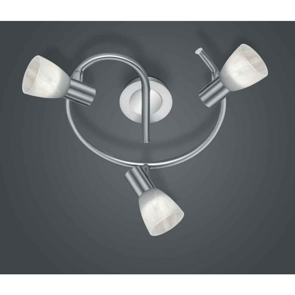 Trio LEVISTO Faretto da soffitto LED Nichel opaco, 3-Luci main product photo