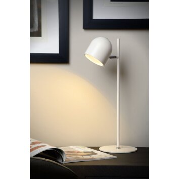Lucide SKANSKA Lampada da tavolo LED Bianco, 1-Luce