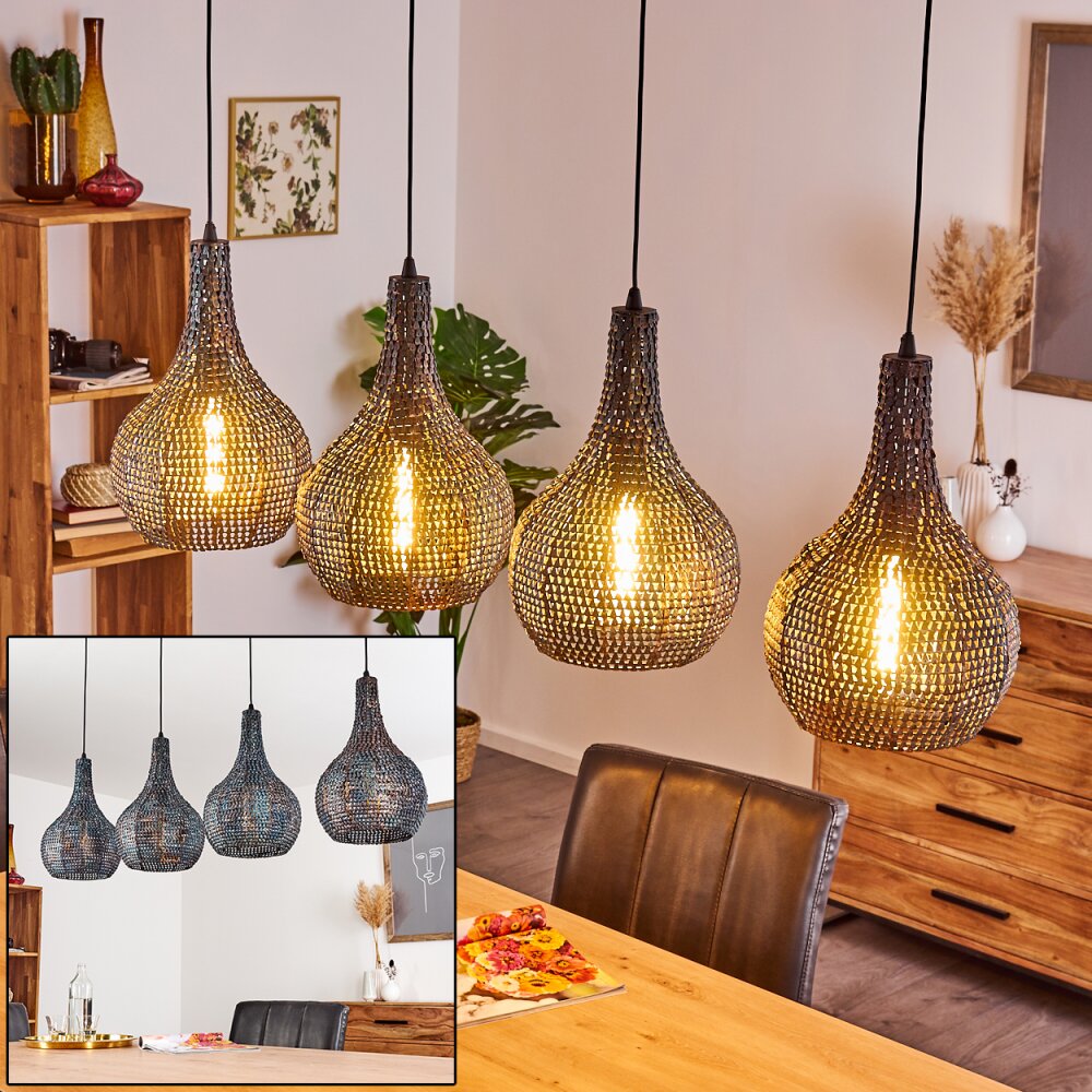 Seda Lampadario a sospensione Nero, 4-Luci main product photo