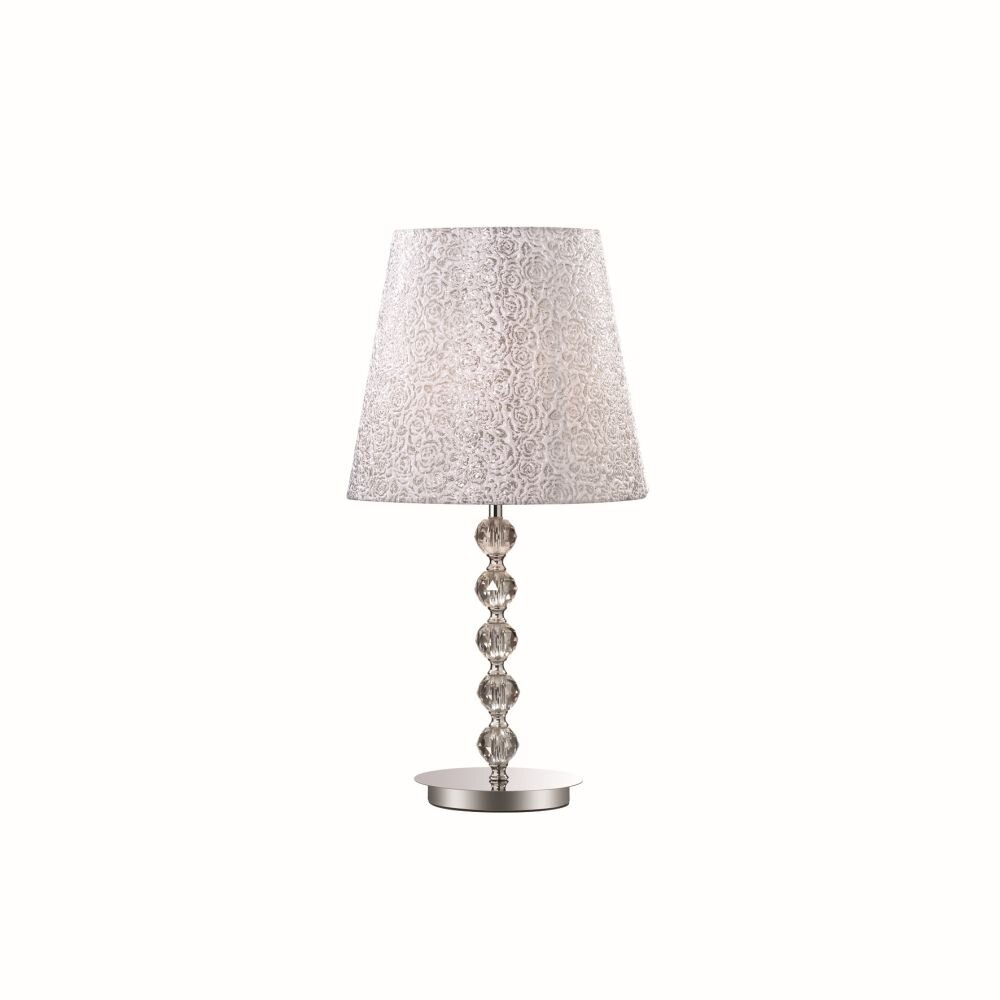 Ideal Lux LE ROY Lampada da Tavolo Cromo, 1-Luce main product photo