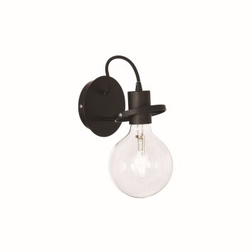 Ideal Lux RADIO Applique Nero, 1-Luce