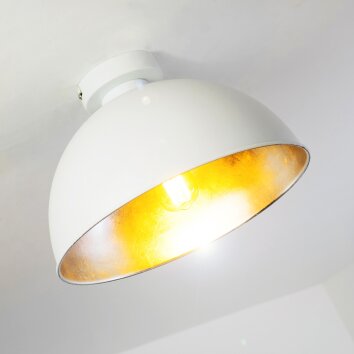 Plafoniera Saro Bianco, 1-Luce