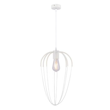 Globo CREAM Lampadario a sospensione Bianco, 1-Luce
