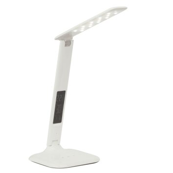 Brilliant Glenn Lampada da Tavolo LED Bianco, 1-Luce