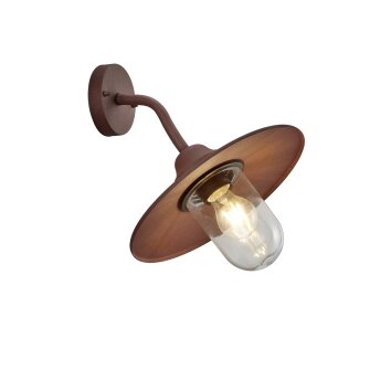 Trio Brenta Applique Ruggine, 1-Luce