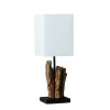 Paul Neuhaus ABUJA Lampada da Tavolo Legno scuro, 1-Luce