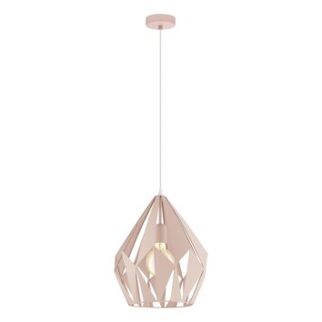 Eglo CARLTON-P Lampadario a sospensione Arancione, 1-Luce