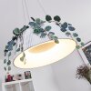 Fremont Lampadario a sospensione LED Bianco, 1-Luce, Telecomando