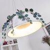 Fremont Lampadario a sospensione LED Bianco, 1-Luce, Telecomando