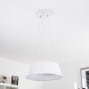 Fremont Lampadario a sospensione LED Bianco, 1-Luce, Telecomando