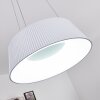 Fremont Lampadario a sospensione LED Bianco, 1-Luce, Telecomando