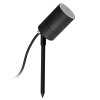 KS Verlichting Led Pin Faretto da giardino Nero, 1-Luce