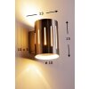 Eglo Madras 1 Applique Cromo, Acciaio inox, Nichel opaco, 1-Luce