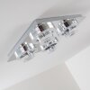 Lakeshore Plafoniera LED Cromo, 8-Luci