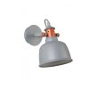 Lucide TJOLL Applique Grigio, 1-Luce