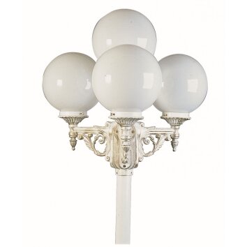 Albert 2051 Illuminazione viale Oro, Bianco, 4-Luci