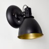 Applique Koppom Nero, 1-Luce