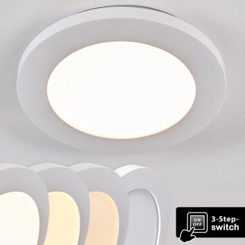 Siguna Plafoniera LED Bianco, 1-Luce
