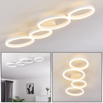 Grasse Plafoniera LED Bianco, 1-Luce