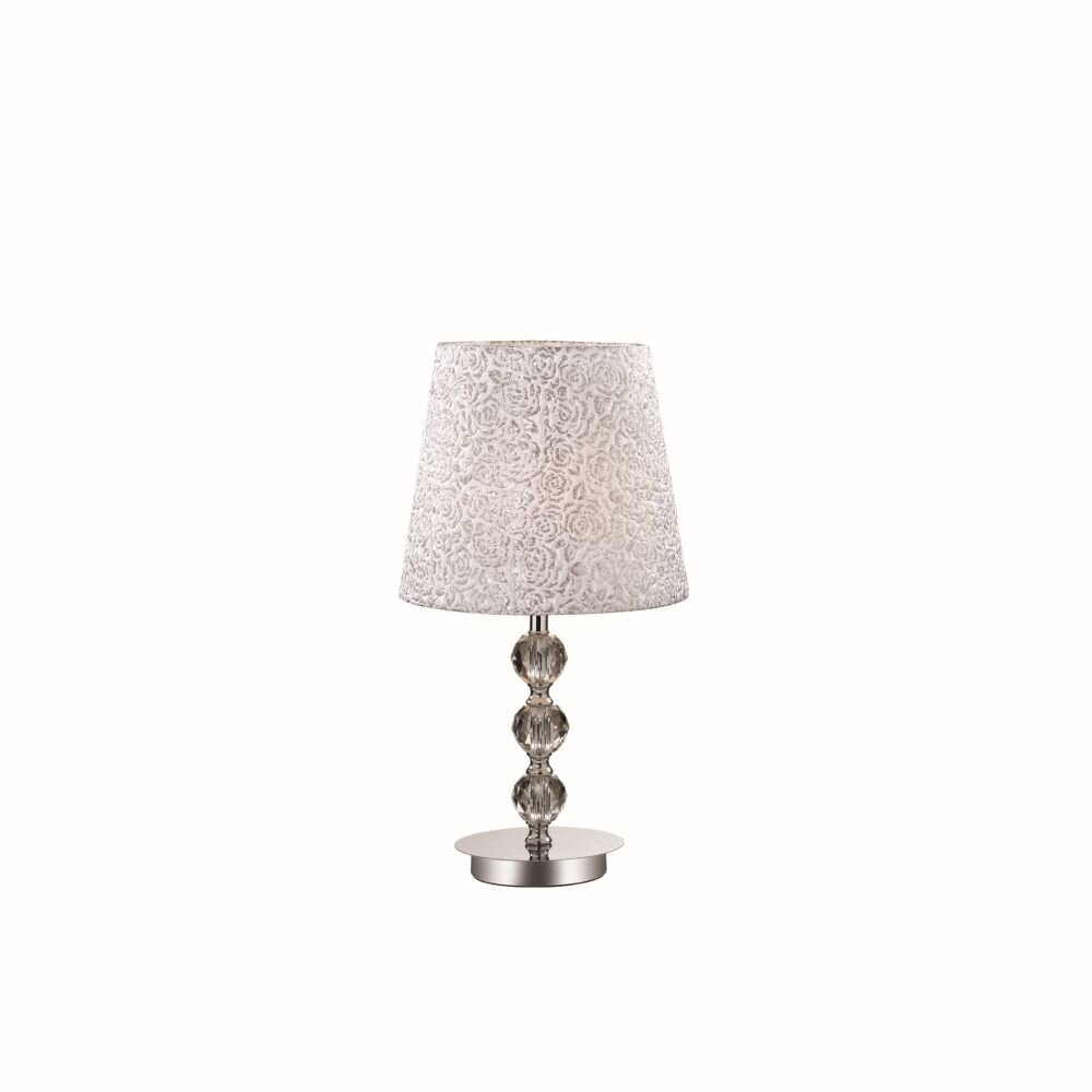 Ideal Lux LE ROY Lampada da Tavolo Cromo, 1-Luce main product photo