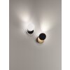 Fabas Luce Ara Applique LED Oro, Nero, 1-Luce