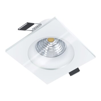 Eglo SALABATE Lampada da incasso LED Bianco, 1-Luce