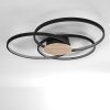 Skanes Plafoniera LED Nero, 1-Luce