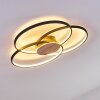 Skanes Plafoniera LED Nero, 1-Luce