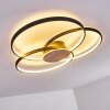 Skanes Plafoniera LED Nero, 1-Luce