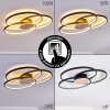 Skanes Plafoniera LED Nero, 1-Luce