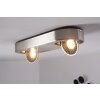 Granada Plafoniera LED Nichel opaco, 2-Luci