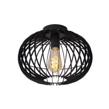 Plafoniera Lucide REDA Nero, 1-Luce