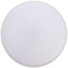Plafoniera Brilliant Jamil LED Argento, Bianco, 1-Luce, Telecomando