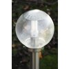 Globo BOWLE II Illuminazione esterna Acciaio inox, Trasparente, chiaro, 1-Luce