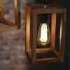 Siddeburen Lampada a Sospensione Legno scuro, 3-Luci