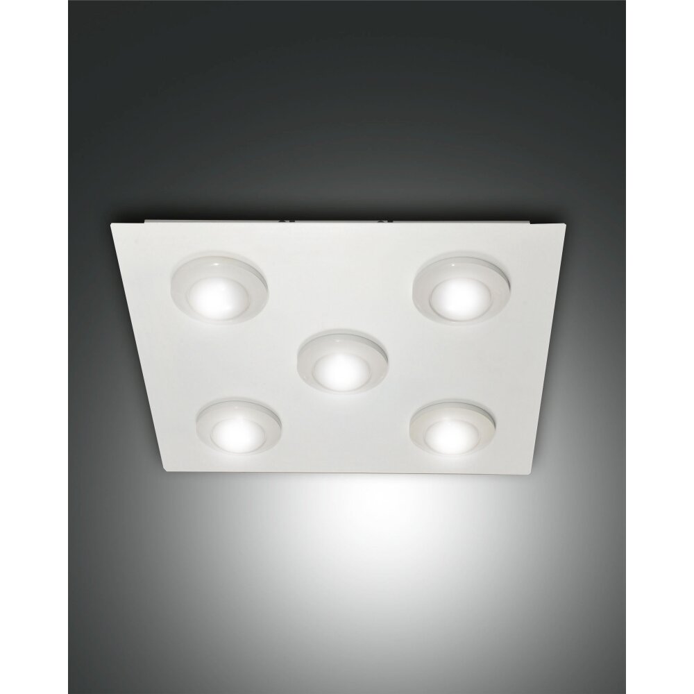 Fabas Luce Swan Plafoniera LED Bianco, 5-Luci main product photo