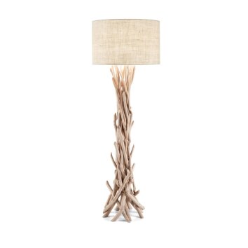 Ideal Lux DRIFTWOOD Lampada da terra Legno chiaro, 1-Luce